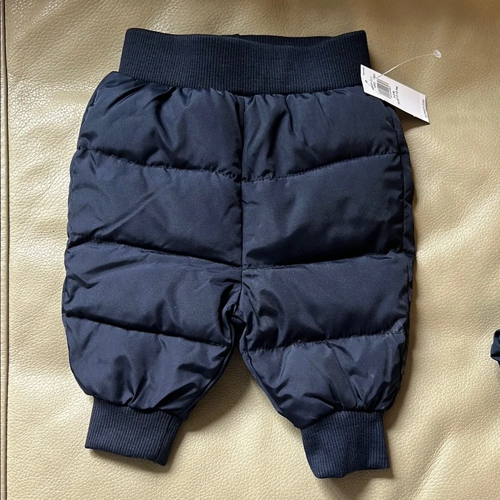 Old Navy Blue Baby Puffer Jacket and Pants Set 0-3 NWT - Picture 3 of 3